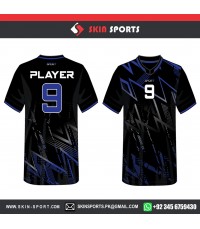 BLACK STARS GRUNGE   SOCCER JERSEYS